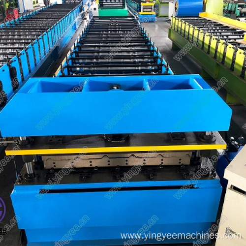 30m/min roof sheet roll forming machine hydraulic cutter